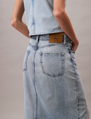 Женские юбки Calvin Klein Denim Maxi Skirt — фото 3
