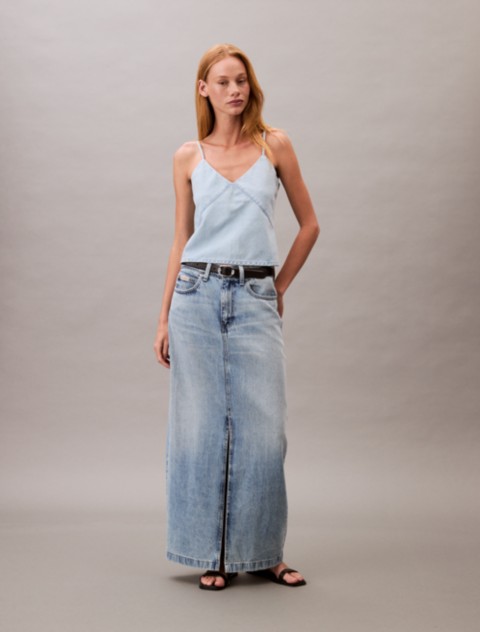 Женские юбки Calvin Klein Denim Maxi Skirt
