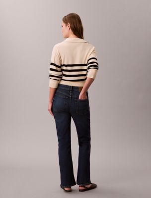 Женские джинсы Calvin Klein High Rise Cropped Flared Jeans — фото 4