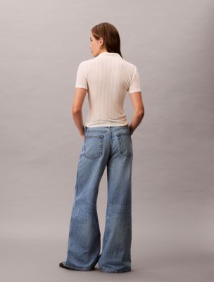Женские джинсы Calvin Klein Ultra Wide Leg Jeans — фото 3