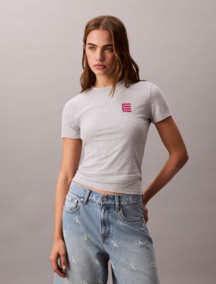 Square Logo Graphic Slim T-Shirt | Calvin Klein