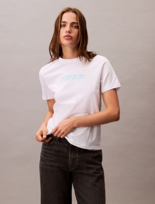 Box Logo Classic T-Shirt , Brilliant White