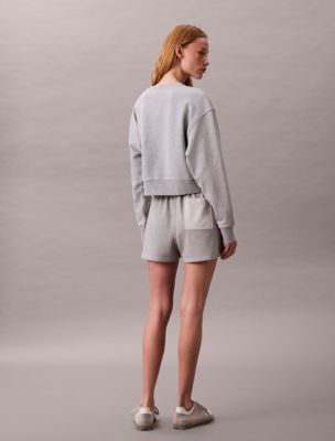 Женские худи Calvin Klein French Terry Cropped Relaxed Sweatshirt — фото 4