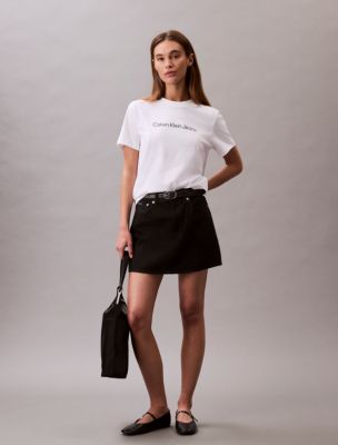Standard Logo Slim Fit Crewneck T-Shirt, Brilliant White