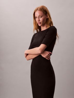 Женские платья Calvin Klein Cotton Contour Midi Dress — фото 6