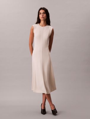 Soft Knit Midi Dress, Birch