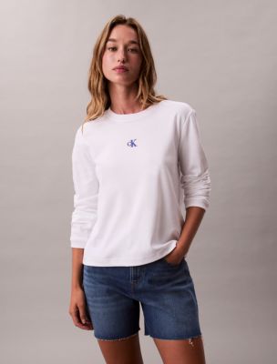 Ombre Logo Graphic Classic T-Shirt, Brilliant White