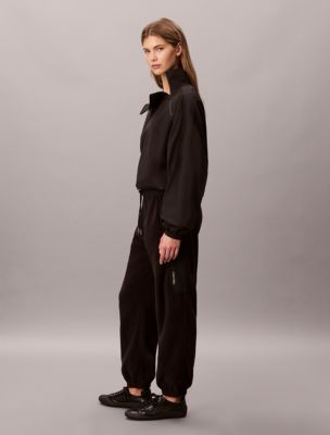 Женские брюки Calvin Klein Mixed Media Fleece Joggers — фото 2