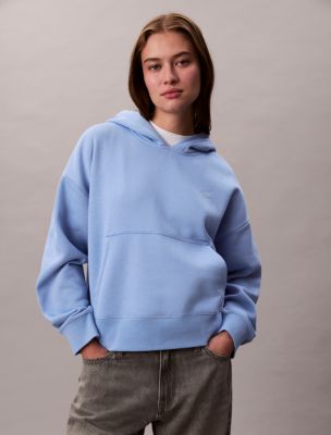 Archive Logo Fleece Hoodie, Frozen Fjord