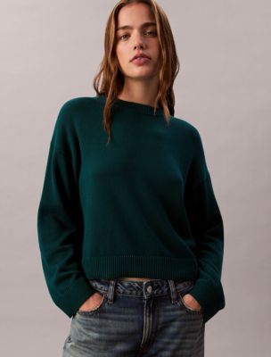 Женские свитеры Calvin Klein Cotton Relaxed Crewneck Sweater — фото 4