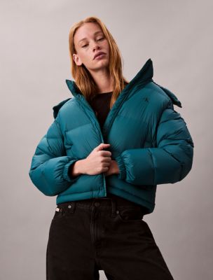 Midweight Down Puffer Jacket, Maya Blue