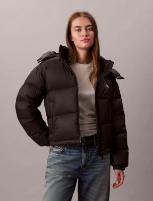 Midweight Down Puffer Jacket, Black
