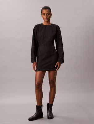 Женские платья Calvin Klein Denim Articulated Mini Dress — фото 2
