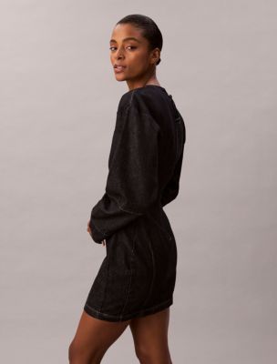 Женские платья Calvin Klein Denim Articulated Mini Dress — фото 4