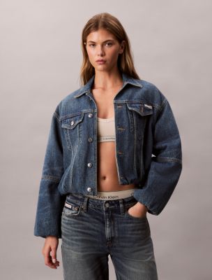 Женские куртки Calvin Klein Denim Bubble Jacket — фото 4