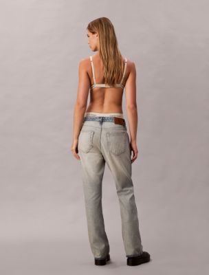 Женские джинсы Calvin Klein Selvedge Relaxed Bootcut Jeans — фото 5