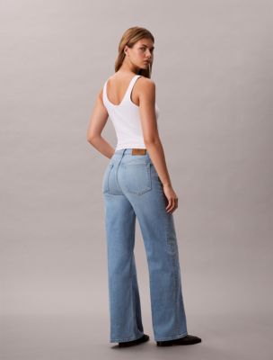 [カルバンクライン] CK JEANS High-Rise Wide Fit Jeans ☆☆ Ultra High Rise Wide Leg Fit Jeans | Calvin Klein® USA