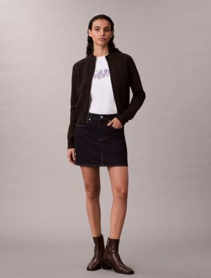 Denim Mini Skirt, Ck Classic Rinse