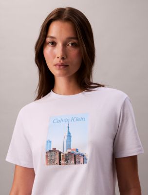 City Graphic Classic T-Shirt, Lacey Lilac