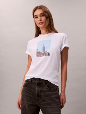 City Graphic Classic T-Shirt, Brilliant White