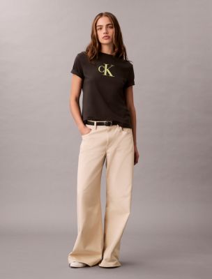 Женские футболки Calvin Klein Monogram Classic T-Shirt — фото 2