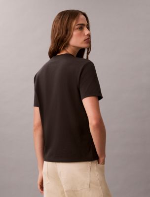 Женские футболки Calvin Klein Monogram Classic T-Shirt — фото 3