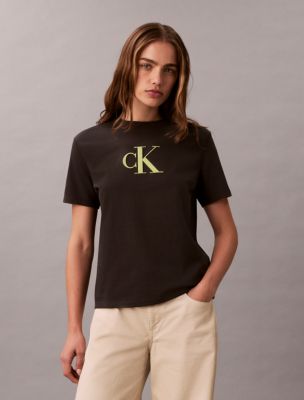 Женские футболки Calvin Klein Monogram Classic T-Shirt — фото 4