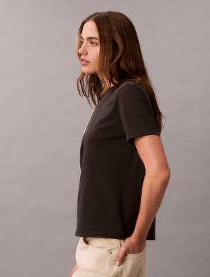 Женские футболки Calvin Klein Monogram Classic T-Shirt — фото 5