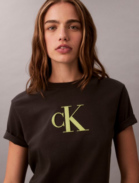 Женские футболки Calvin Klein Monogram Classic T-Shirt