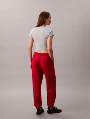 Женские брюки Calvin Klein Fleece Velvet Monologo Sweatpants — фото 4