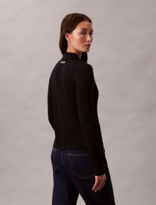 Женские кардиганы Calvin Klein Lurex Merino Wool Blend Rib Cardigan — фото 3