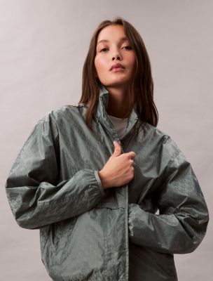 Allover Monogram Windbreaker Jacket | Calvin Klein