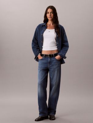 90s Straight Temperature Regulating Jeans, Indigo Station