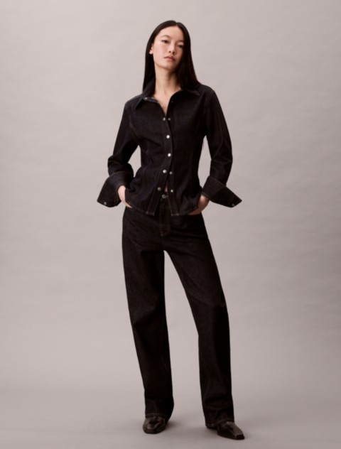 Женские джинсы Calvin Klein Ultra High Rise Straight Bootcut Jeans