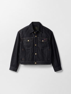Женские куртки Calvin Klein Lunar New Year Denim Trucker Jacket — фото 7
