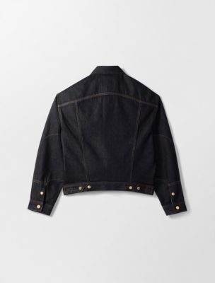Женские куртки Calvin Klein Lunar New Year Denim Trucker Jacket — фото 8