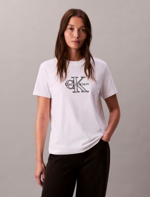 Foil Monologo Classic T-Shirt, Brilliant White