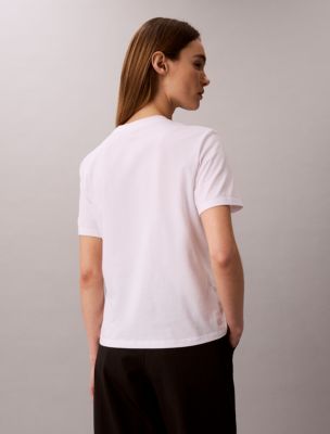 Женские футболки Calvin Klein Script Logo Graphic Classic T-Shirt — фото 5
