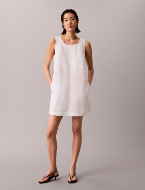 Женские платья Calvin Klein Cotton Poplin Mini Dress