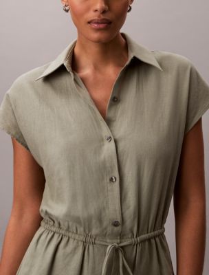 Женские комбинезоны Calvin Klein Linen Blend Romper — фото 6
