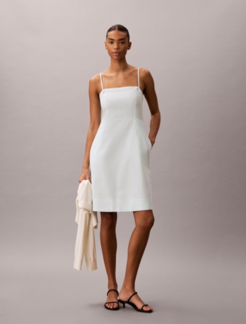 Женские платья Calvin Klein Linen Blend Dress