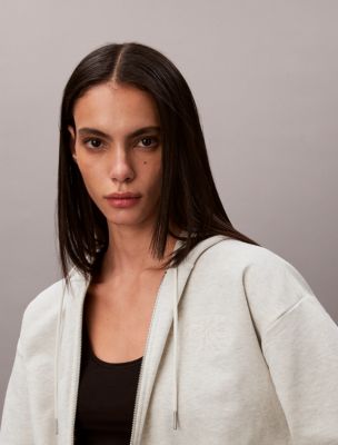 Женские худи Calvin Klein Terry Embossed Monologo Relaxed — фото 3