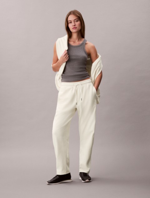 Женские брюки Calvin Klein Terry Monogram Barrel Sweatpants