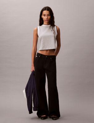 Женские топы Calvin Klein Monogram Cropped Muscle Tank — фото 6