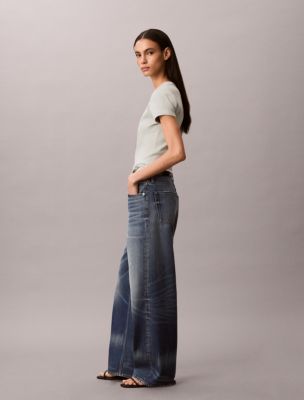 Женские футболки Calvin Klein Logo Graphic Rib Slim T-Shirt — фото 3