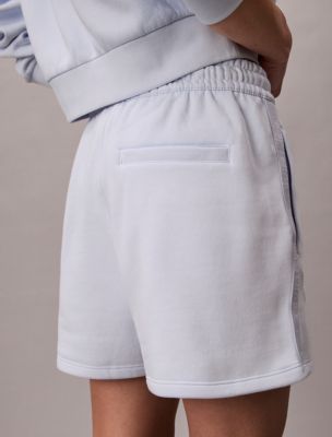 Женские шорты Calvin Klein Logo Tape Fleece, цвет: Ancient Water — фото 2