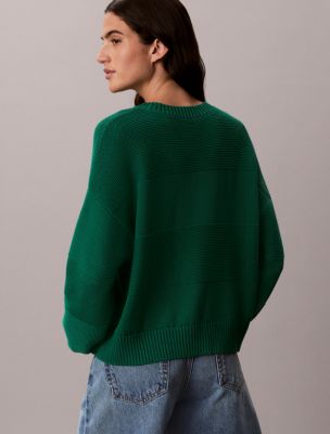 Женские свитеры Calvin Klein Textured Monogram Relaxed Sweater — фото 4