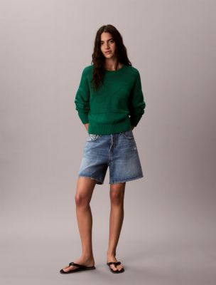 Женские свитеры Calvin Klein Textured Monogram Relaxed Sweater — фото 5