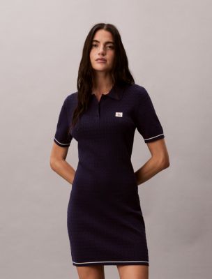 Cable Knit Mini Dress | Calvin Klein