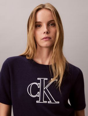 Женские свитеры Calvin Klein Monogram Cropped Sweater — фото 3